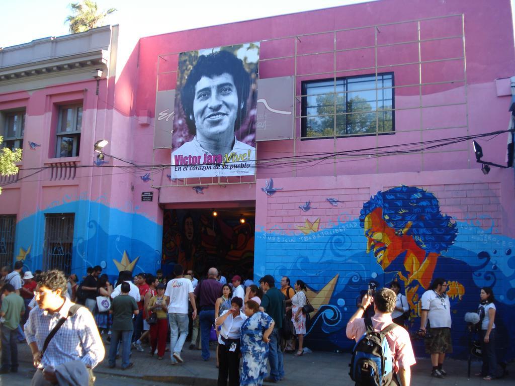 Hostal Barrio Brasil Santiago de Chile Exteriör bild